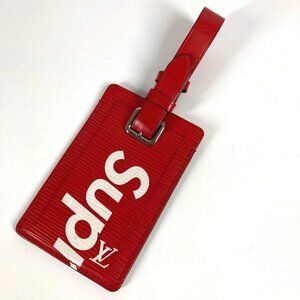 LOUIS VUITTON M67726 Epi Supreme Bag Charm Key Holder Name tag